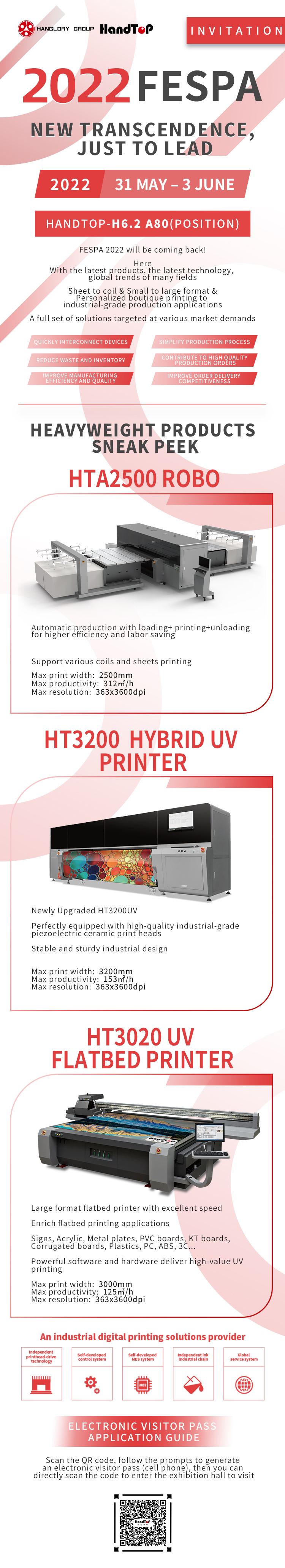 Hanway and HandTop under HanGlory Group will be at FESPA Global Print Expo 2022(图1)